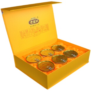 达洲牌五星六听帝皇灯影牛肉礼盒480克五香 四川达州特产包邮