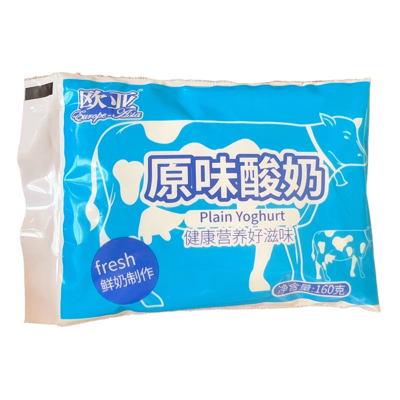 鲜奶发酵欧亚160g大理袋装酸奶