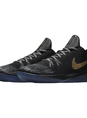 Nike Zoom Evidence II 耐克男黑金低帮运动复古篮球鞋908978-090
