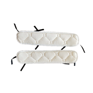 亚麻老板椅垫扶手垫四季通用带绑带魔术贴办公椅扶手套包邮