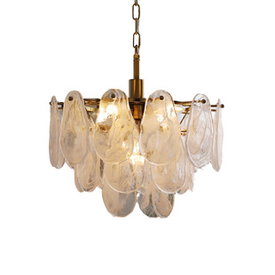 洛西可 云彩葫芦玻璃吊灯 美式复古餐厅卧室客厅中古风格法式灯具