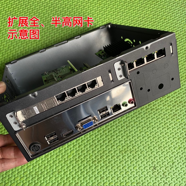 pcie扩展多网卡软路由机箱itx/matx主板dcatx电源 nas 迷你机箱议 电子元器件市场 电子专用材料 原图主图