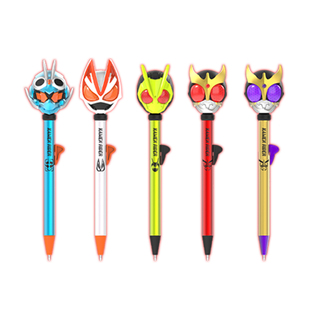 灵动创想假面骑士Q变笔学生文具笔极狐按动中性笔圆珠笔签字笔
