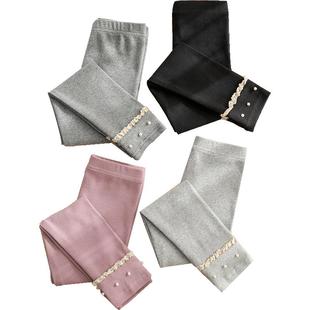 春秋款女童打底裤2026新款薄款春季外穿儿童春装女宝宝长裤子女孩