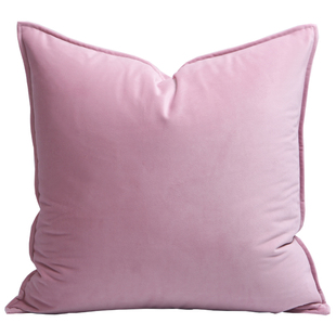 天鹅绒抱枕沙发抱枕靠垫客厅北欧简约纯色靠背床上靠枕丝绒抱枕套