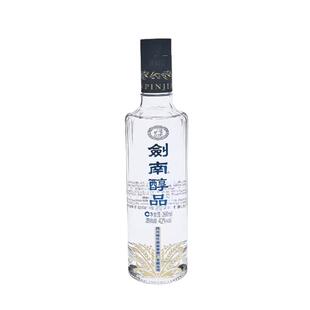 剑南春酒厂出品首款高线光瓶酒剑南醇品蓝剑南浓香42度260ml