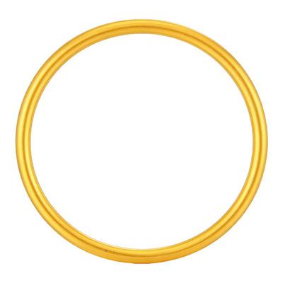 送礼物9999金包银闭口古法实心镯