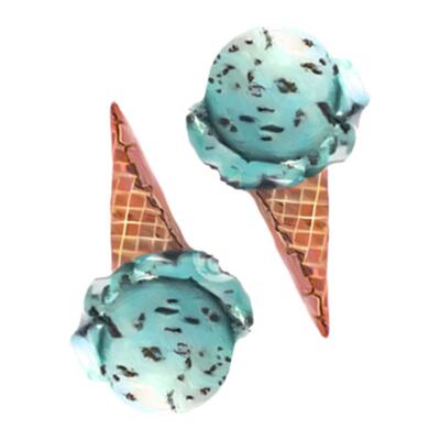 冰淇淋图案小清新迷你防水纹身贴