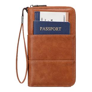 便携护照包多功能旅行护照夹钱包防盗刷卡包证件收纳包护照机票夹