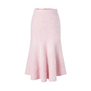 商场同款 MOISSAC摩萨克冬法式羊驼毛长款针织鱼尾长裙女