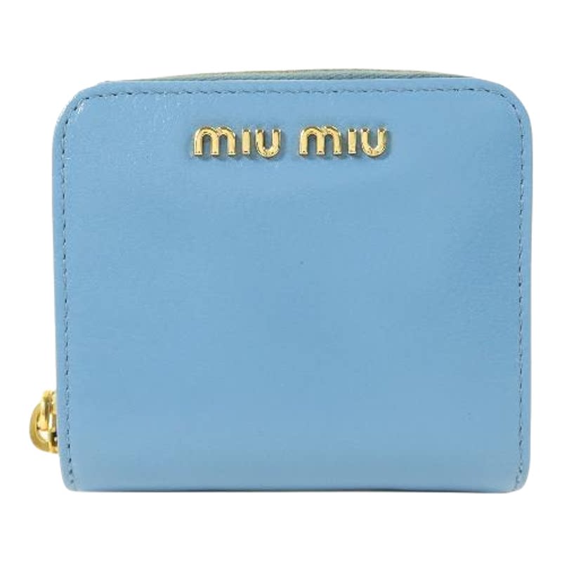 中古MiuMiu缪缪短钱包