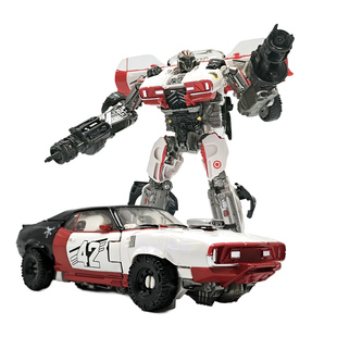 百微黑面神 白反弹球战士 变形玩具合金泰霸黄蜂电影模型男孩礼物