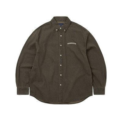 thisisneverthat® Washed Denim Shirt 25秋冬长袖衬衫男女同款