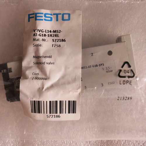 议价全新原装正品FESTO费斯托572186 VUVG-L14-M52-AT-G18-1H2RL