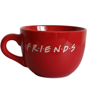 送男女朋友生日礼物水杯创意大容量马克杯老友记周边咖啡杯燕麦杯