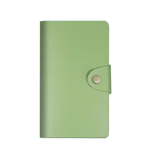 定期存单专用夹真皮存折收纳本票据收纳册家庭现金理财银行存单高端牛皮质按扣多功能存单夹机票收藏册存款单