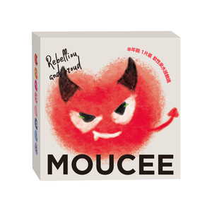 MOUCEE美瞳半年抛萌面大直径隐形近视眼镜锁边混血款2片正品官网