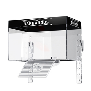 乌龟阳光房晒背爬台专用高水位生态缸造景晒背台双层养龟挂式