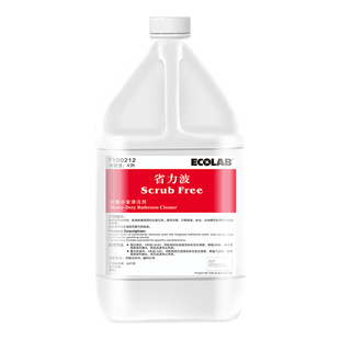 ECOLAB艺康省力波浴室卫生间马桶强力去水垢除垢剂水垢清除剂4L