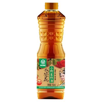 长安花绿色小榨750ml菜籽油