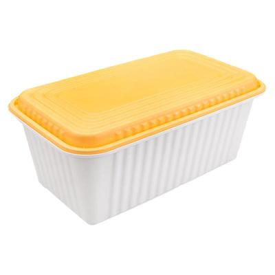 烤鱼打包盒餐盒美诗缇长方形pp