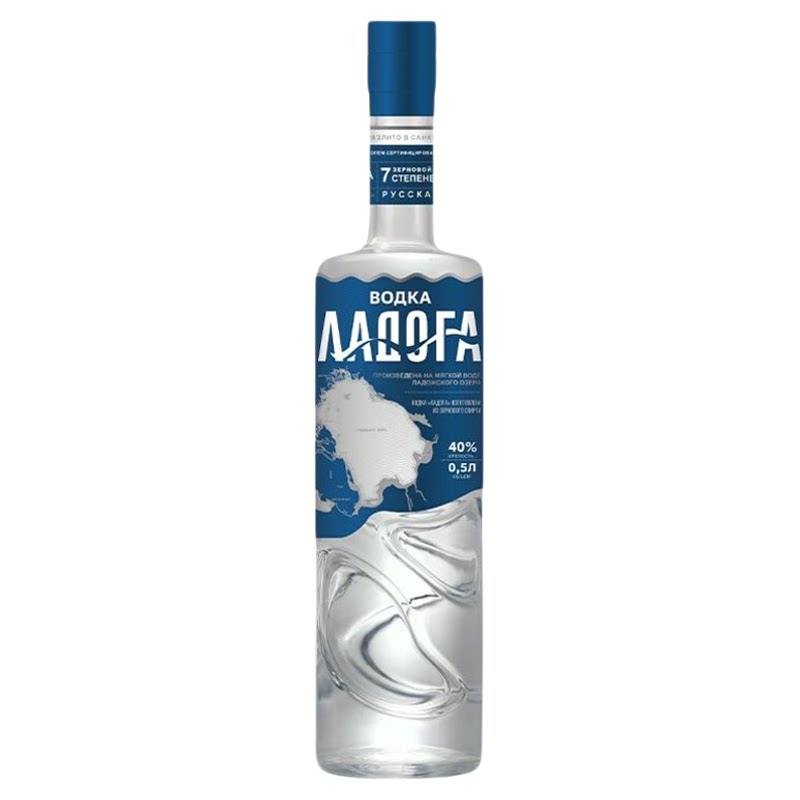 拉多加(Ladoga)【原瓶进口】俄罗斯伏特加 拉多加伏特加 500mL