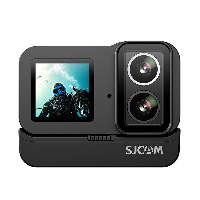 SJCAM速影拇指运动相机4K双摄摩托车骑行记录仪360全景摄像机SJ20