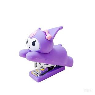 可爱造型订书机小学生专用迷你钉书机硅胶公仔装订机儿童家用订厚书小号便携起订器办公用订书神器