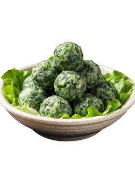 鹿有有荠菜马蹄肉丸子炖汤半成品