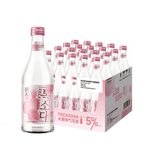 好天好饮韩国进口水果味气泡少女烧酒韩式非清酒360ml*20瓶装