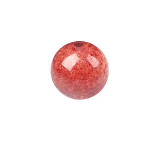 30-7A天然草莓晶散珠手串女士手链diy手工鸽血红绿草莓粉水晶项链