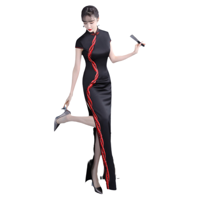 老上海优雅旗袍走秀演出服
