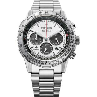 西铁城光动能机芯PROMASTER系列多功能不锈钢商务休闲男表CA4660