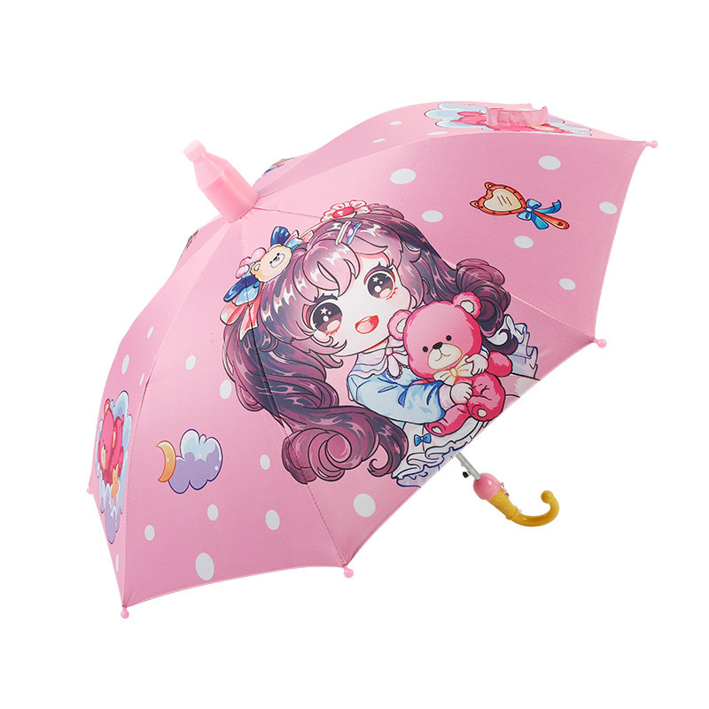 冰雪女童爱莎自动儿童雨伞遮阳伞