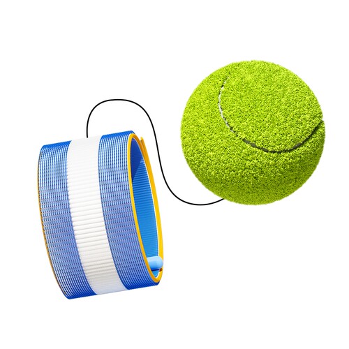 猫太子小学生防近视弹力球视力训练儿童护眼视觉疲劳手眼协调视力单人回弹自带线球锻炼保护视力户外运动玩具