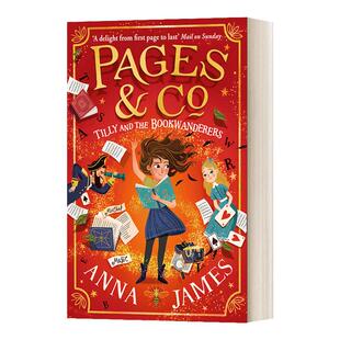 穿梭童话故事集1 蒂莉和流浪者 英文原版 Pages and Co. Tilly and the Bookwanderers 英文版 Anna James 进口英语原版书籍