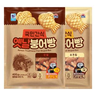 韩国进口思潮大林红豆鲷鱼烧半成品空气炸锅韩国豆沙鲫鱼饼稠鱼