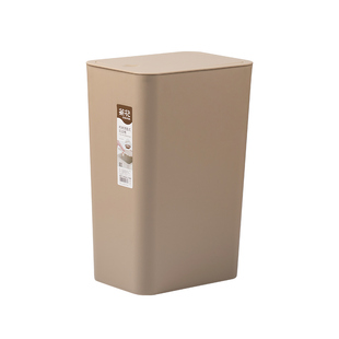 茶花垃圾桶厕所卫生间带盖日式客厅垃圾筒方形夹缝厕纸桶按压式窄