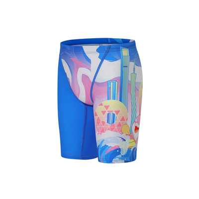 hosa浩沙五分泳裤男童专业竞技游泳裤男款儿童日常训练泳裤青少年