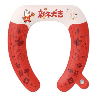 新年大吉红色马桶坐垫eva防水马桶贴带香薰马桶圈四季通用马桶套