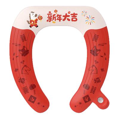 新年大吉红色马桶坐垫eva防水马桶贴带香薰马桶圈四季通用马桶套