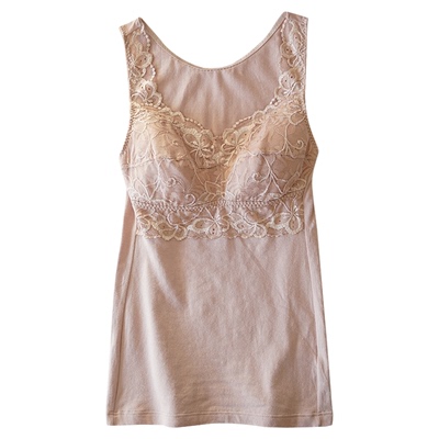 女士棉文胸背心日系内衣内搭