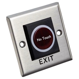 海康威视非接触式开门按钮感应门禁出门开关DS-K7P04