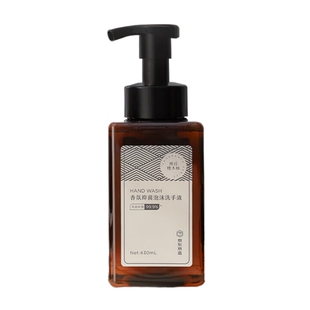 京东京造 泡沫抑菌99.9%香氛洗手液430mL 雨后橡木林香 滋润温和