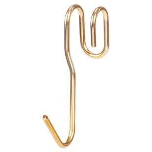 霜山黄铜挂钩厨房勺铲吊钩免打孔浴室横杆通用钥匙小物Y型悬挂架