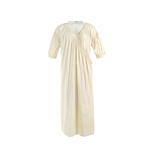 PEIPEI佩佩孕妇装民族风高端孕后期夏季宽松大码连衣裙高级感辣妈