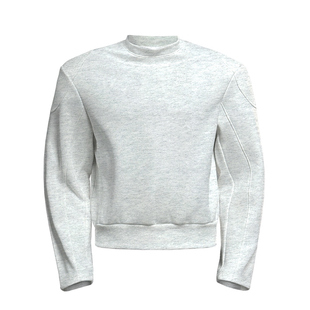 撕裂组织重磅游猎骑士3.0卫衣硬核显壮超短款短宽廓型棉拼接宽松