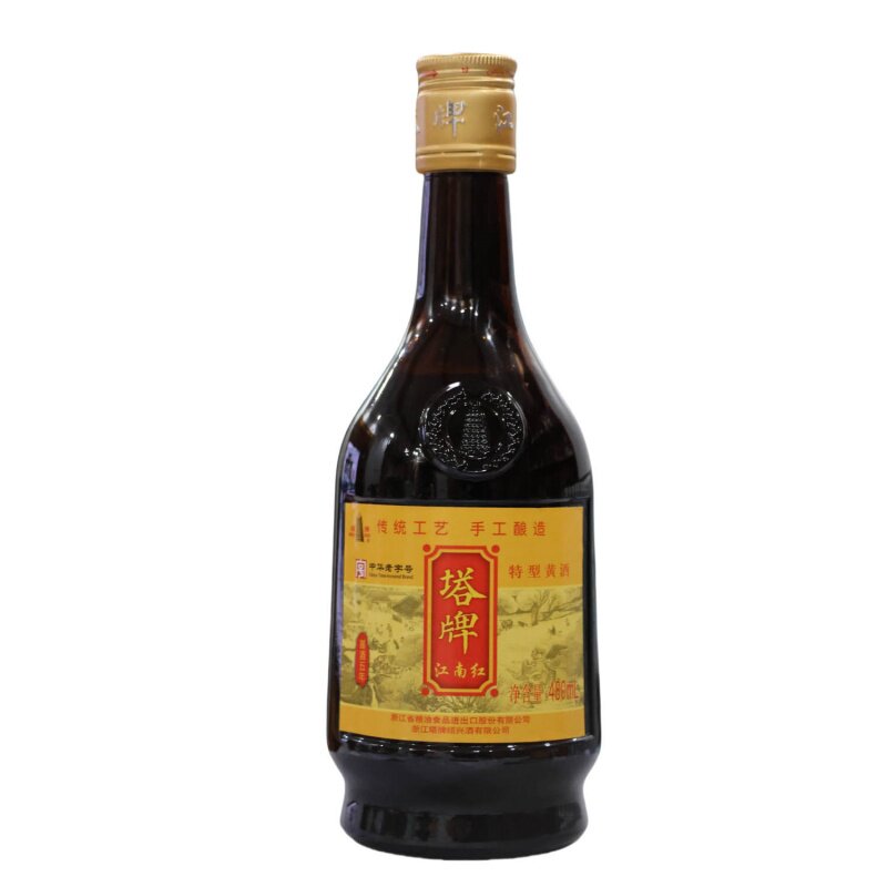 5年基酒绍兴塔牌玻璃瓶480ml