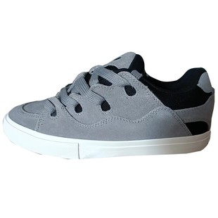 顽刻官方面包鞋拼接复古秋冬BAKE低帮男女深灰色耐磨国潮滑板鞋