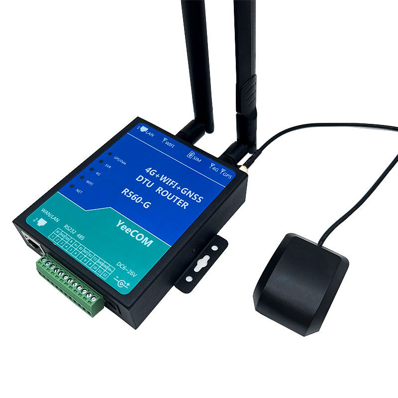 yeecom工业级4G路由器gps单北斗dtu定位wifi终端485串口转232网口
